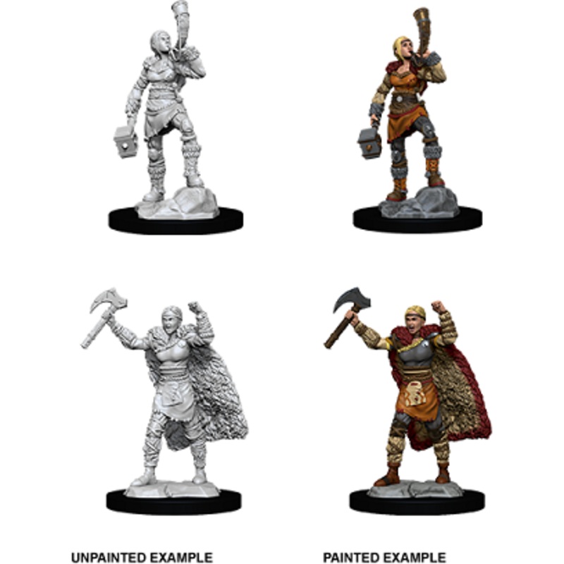 D&D Unpainted Mini – Human Barbarian 90056
