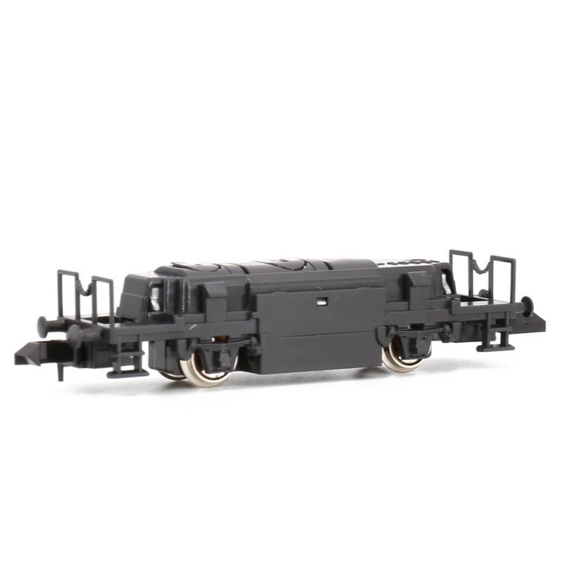 Motorized 2-axle chassis with brakemans platforms