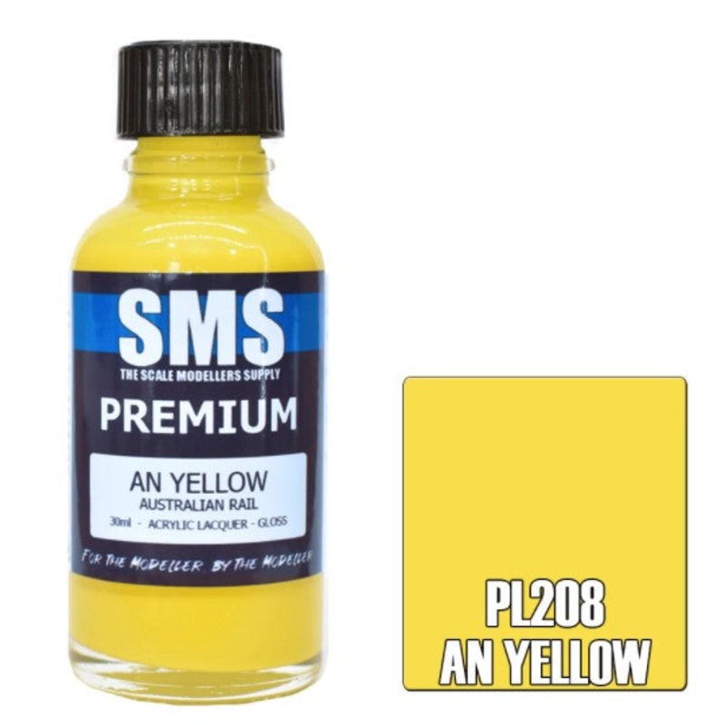 SMS Premium Lacquer – PL208 AN Yellow
