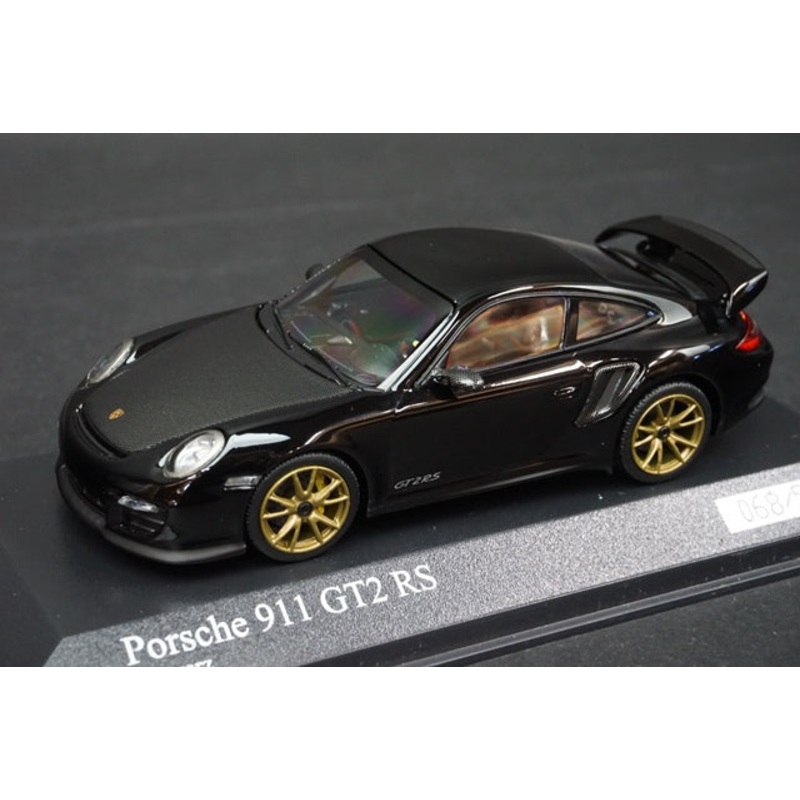 1:43 MINICHAMPS 400069402 Porsche 911 997 II GT2 RS 2010 Black model car