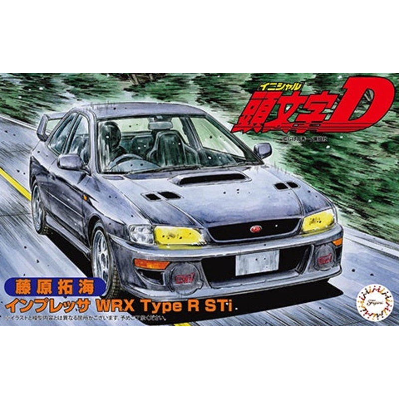 WRX TypeR Sti Fujiwara Takumi 1/24 #183817 by Fujimi