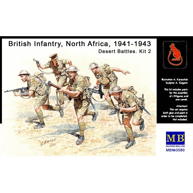 WW II British Infantry N. Africa 1/35 by Master Box