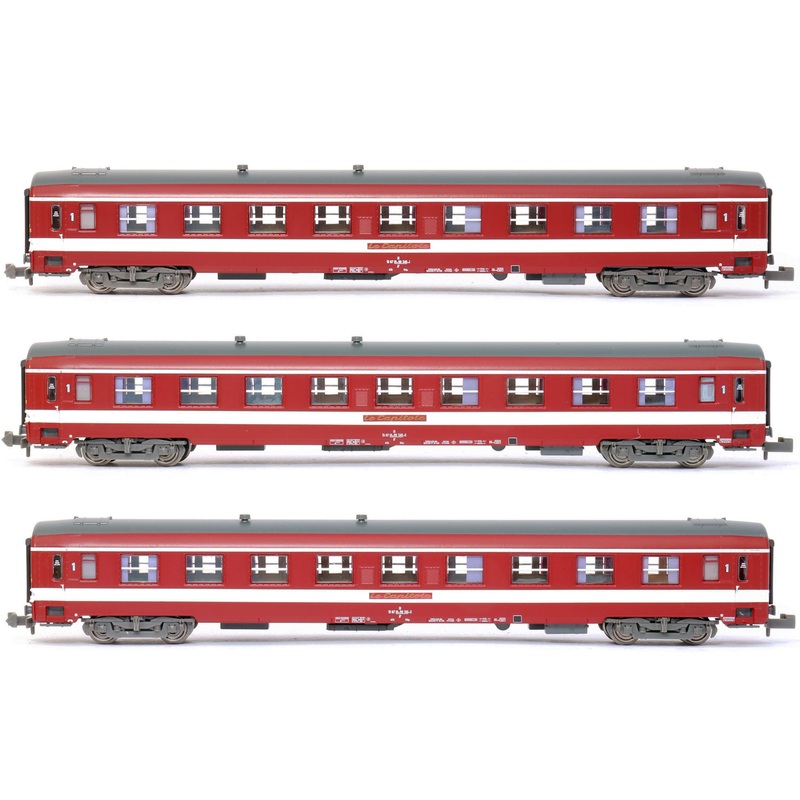 Passenger car express train car set 3-piece UIC A9 LE CAPITOLE Ep.IV