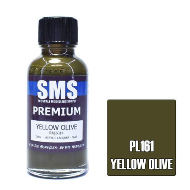 SMS Premium Lacquer – PL161 Yellow Olive