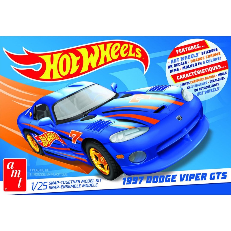 1997 Dodge Viper GTS (Hot Wheels) 1/25 #1349 by AMT