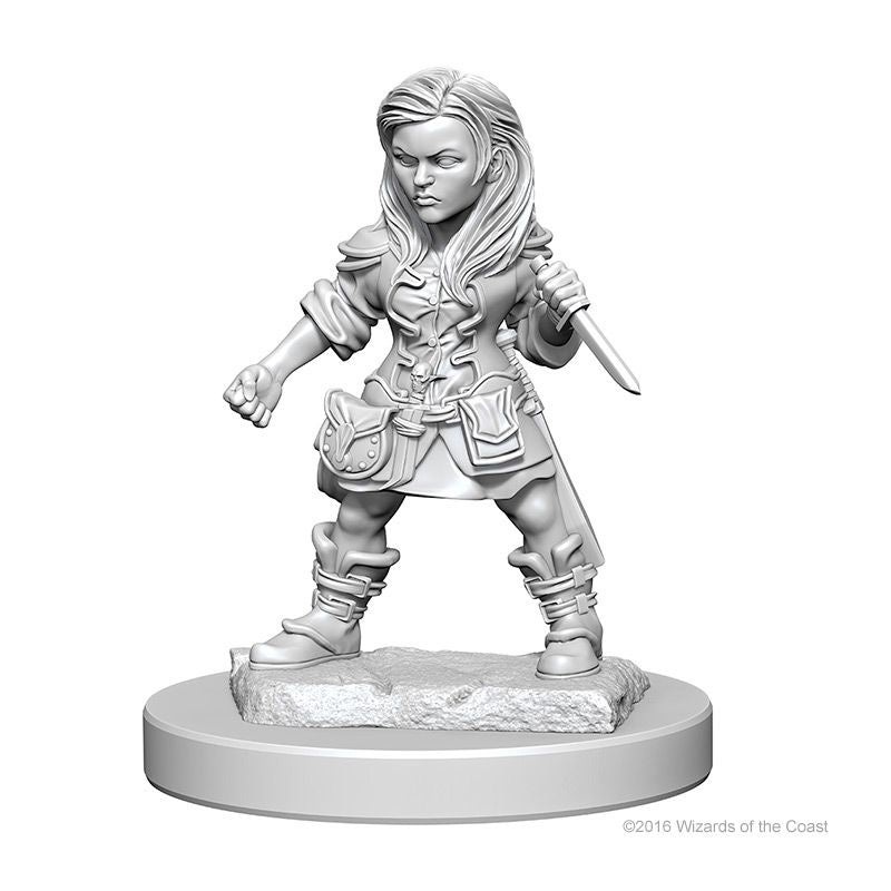 D&D Unpainted Mini – Halfling Female Rogue 72627