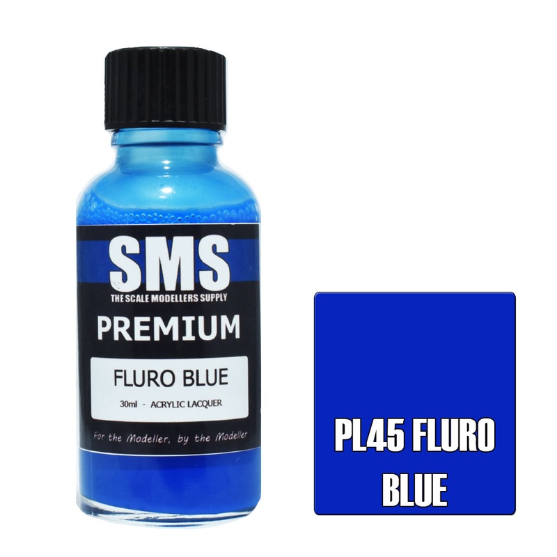 SMS Premium Lacquer – PL45 Fluro Blue