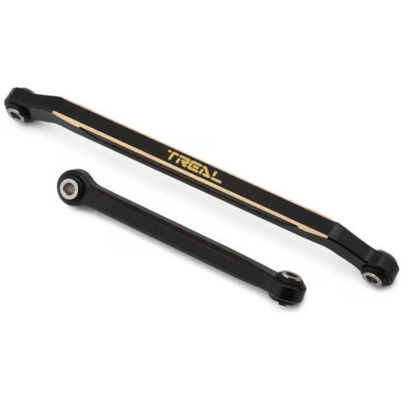 Treal Hobby Redcat Ascent-18 Brass Front Steering Link Set (Black) (2) (13.1g) – TLHTASCENT18-08