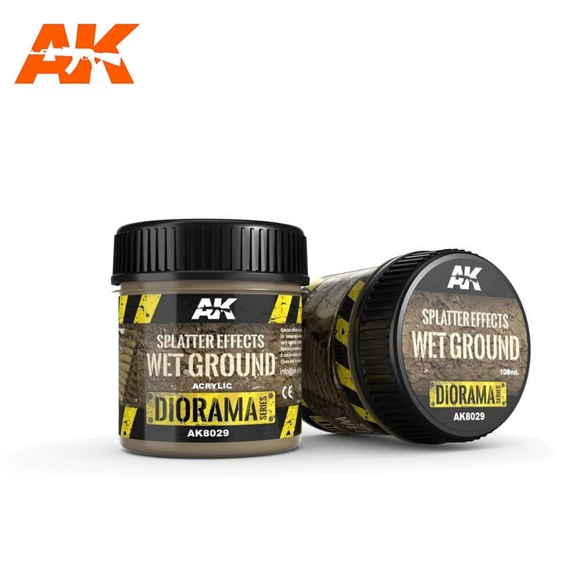 AK Interactive Splatter Effects – Wet Ground (100ml) (Acrylic) AK-8029