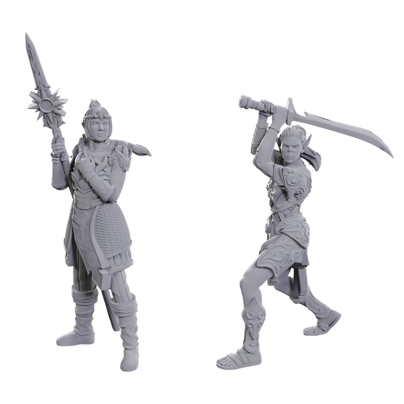 D&D Unpainted Mini – Special Edition Baldur’s Gate 3 – Lae’zel & Shadowheart