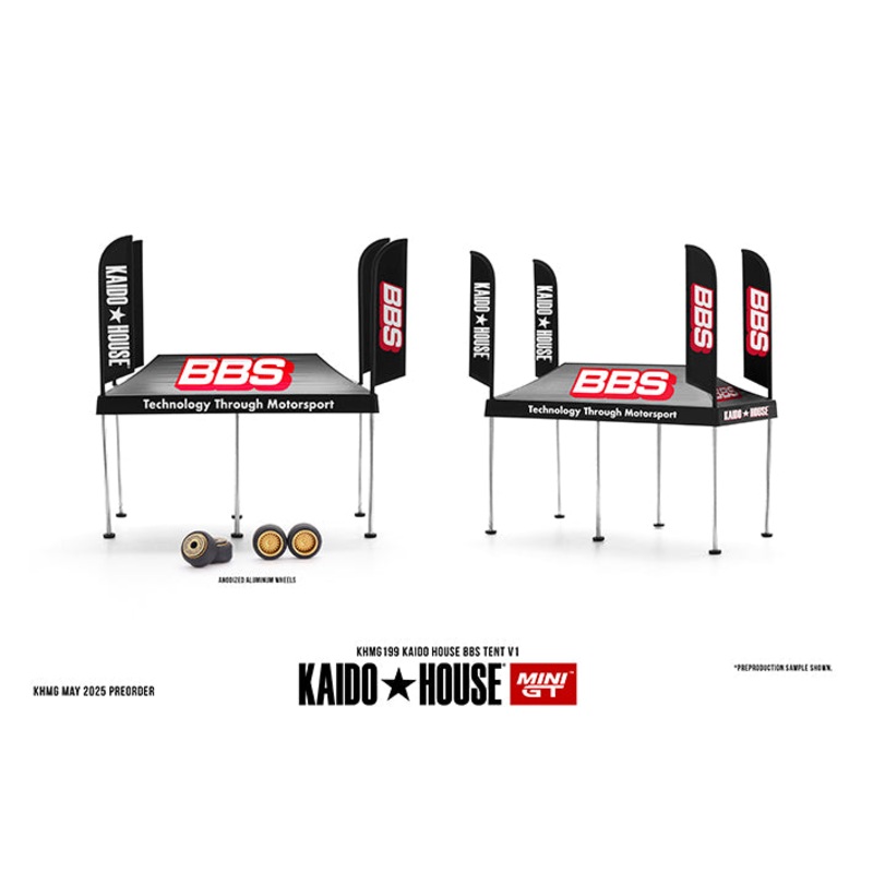 (PRE-ORDER) Mini GT x Kaido House 1:64 Kaido House BBS Tent V1