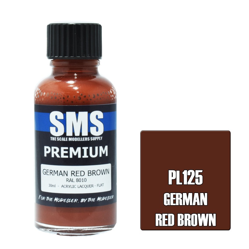 SMS Premium Lacquer – PL125 German Red Brown