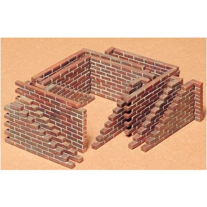 Brick Wall Set #35028 1/35 Scenery Kit by Tamiya