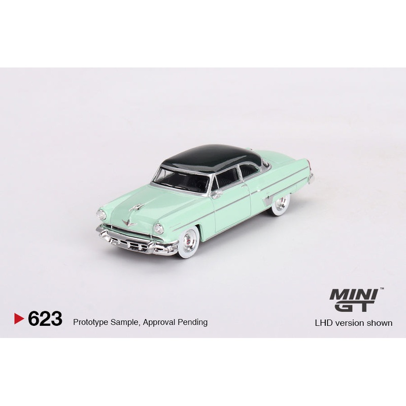 (PRE-ORDER) Mini GT 1:64 Lincoln Capri 1954 Parklane Green / Bloomfield Green MGT00623-L