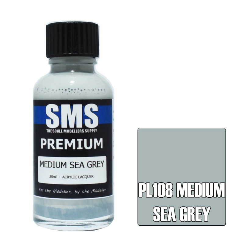 SMS Premium Lacquer – PL108 Medium Sea Grey