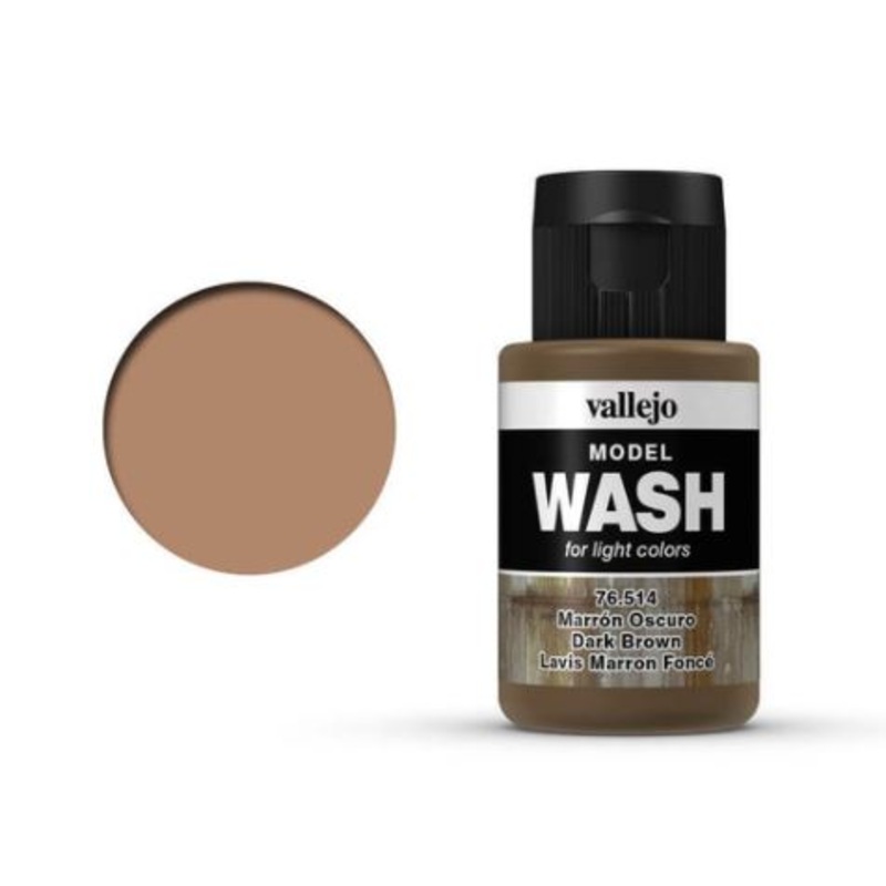 Vallejo 76514 Model Wash – Dark Brown