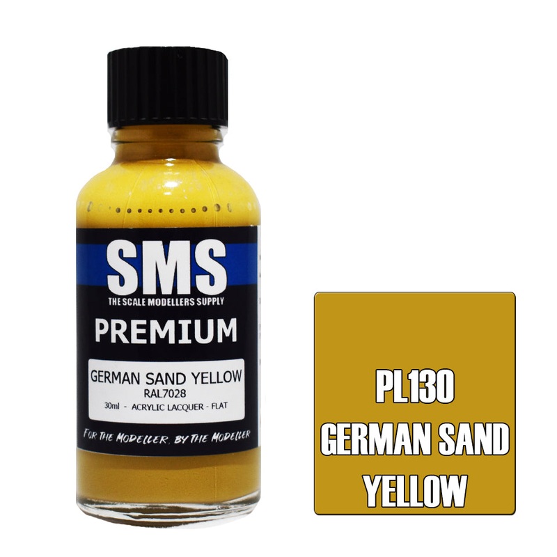 SMS Premium Lacquer – PL130 German Sand Yellow