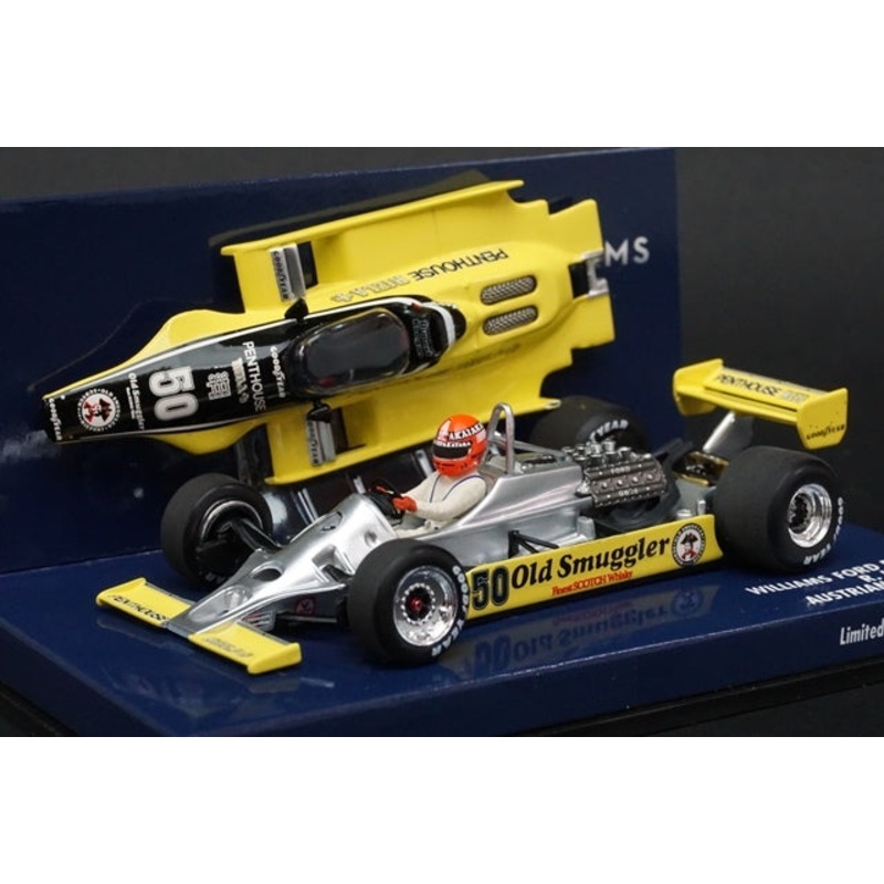 1:43 MINICHAMPS 400800150 Williams Ford FW07 Austrian GP 1980 #50 R.Keegan model car