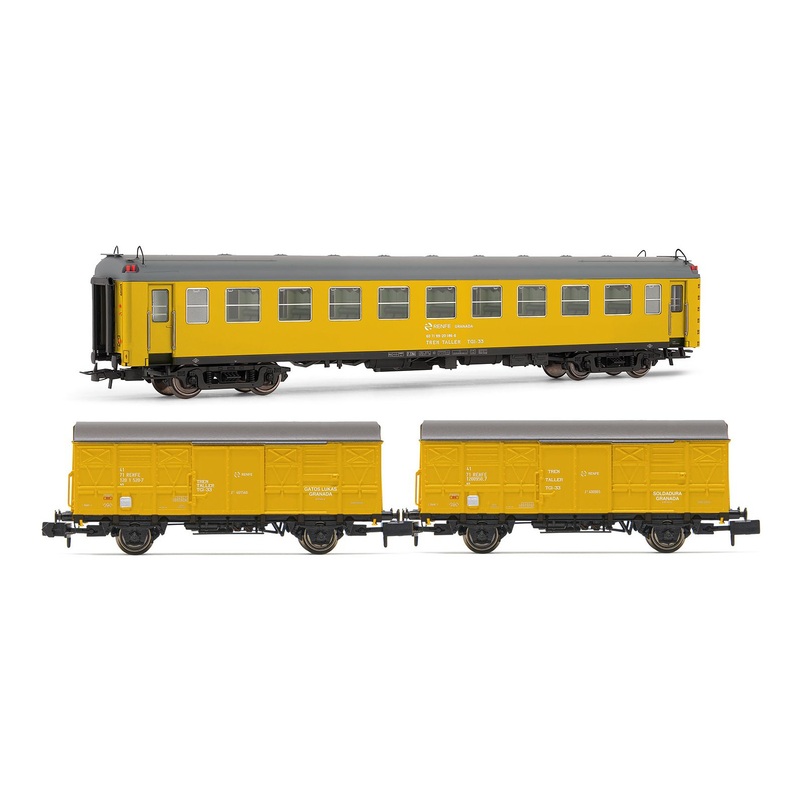 Car set passenger car Tren Taller Granada Renfe Ep.V 3-piece
