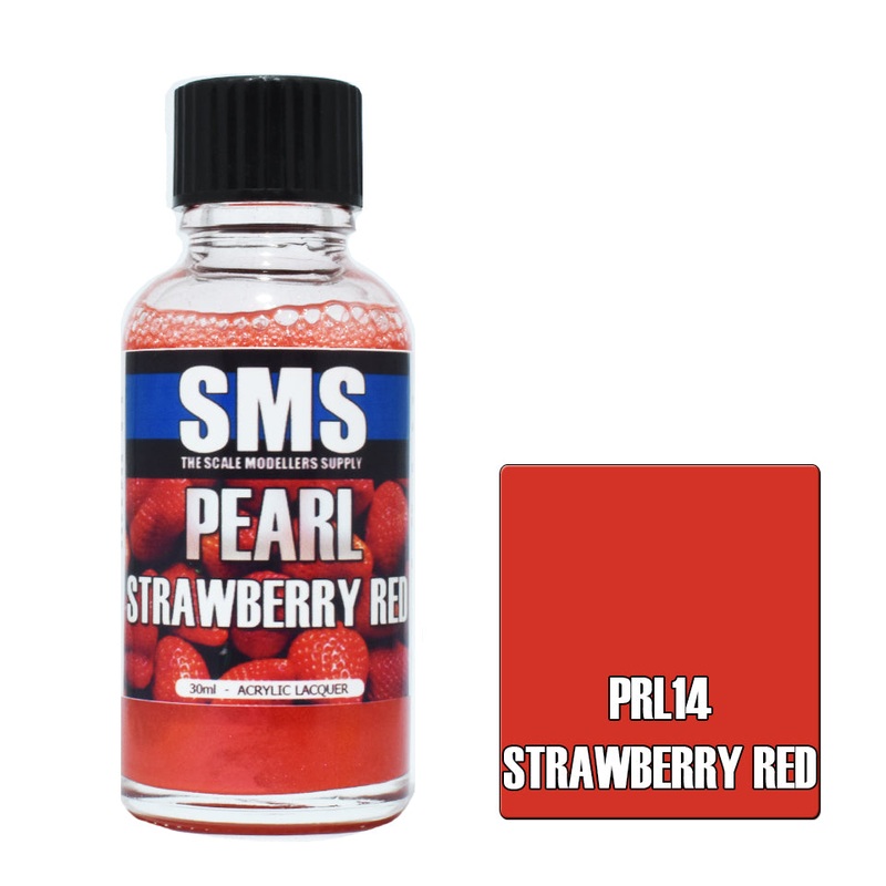 SMS Pearl Lacquer – PRL14 Strawberry Red