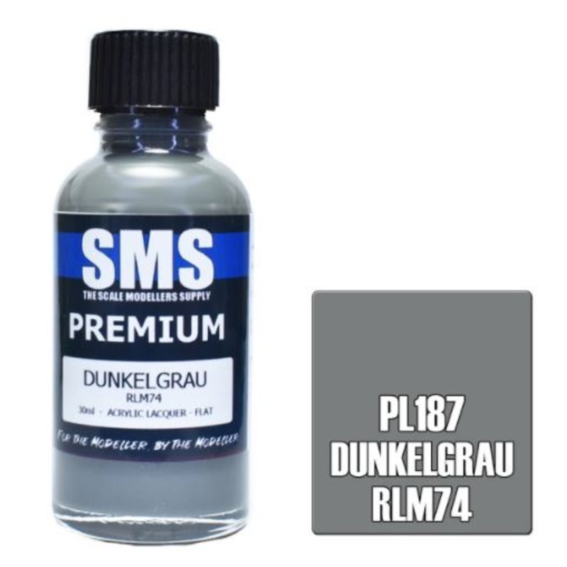 SMS Premium Lacquer – PL187 Dunkelgrau RLM74