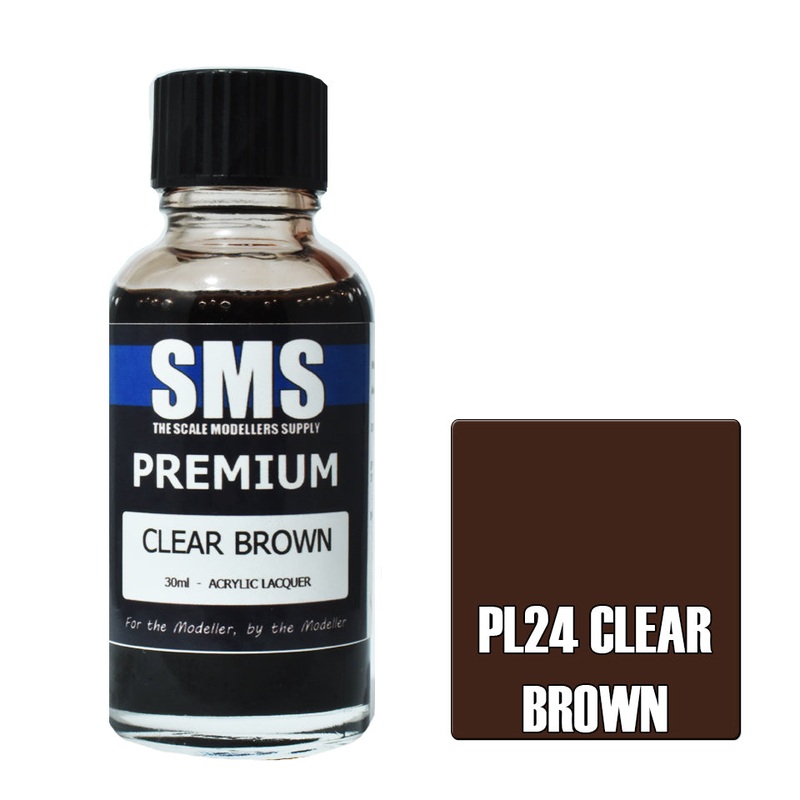 SMS Premium Lacquer – PL24 Clear Brown