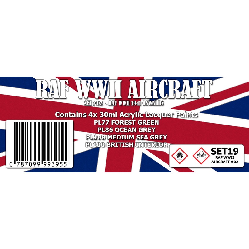 SMS RAF WWII Aircraft #2 1941 + Colour Set