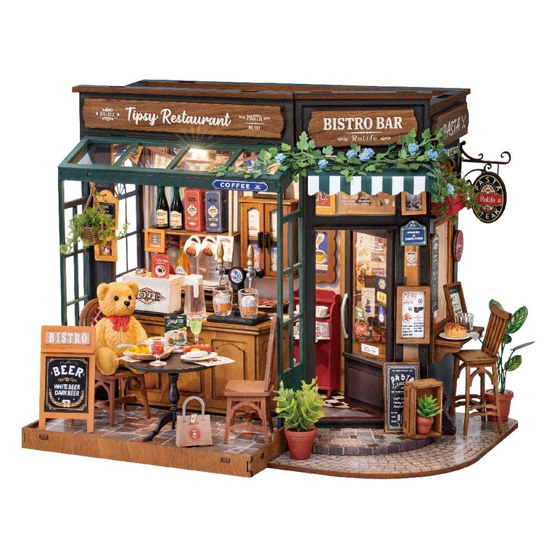 Tipsy Restaurant DIY Miniature House Kit