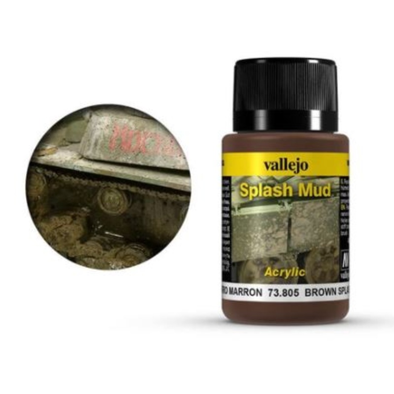 Vallejo 73805 Weathering Effects: Brown Splash Mud