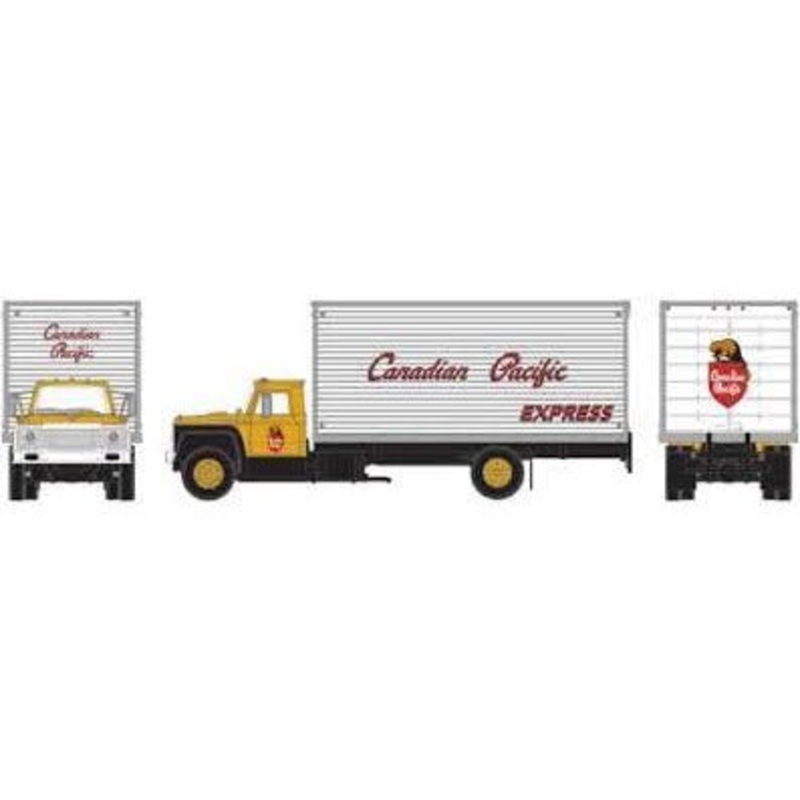 1968 Ford F-850 Box Van Canadian Pacific HO Scale