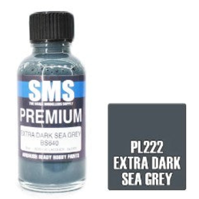 SMS Premium Lacquer – PL222 Extra Dark Sea Grey