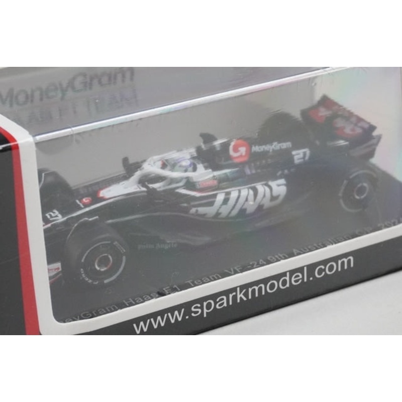 Y379 Spark Sparky 1:64 MoneyGram Haas F1 Team VF24 #27 2024 N. Hulkenberg