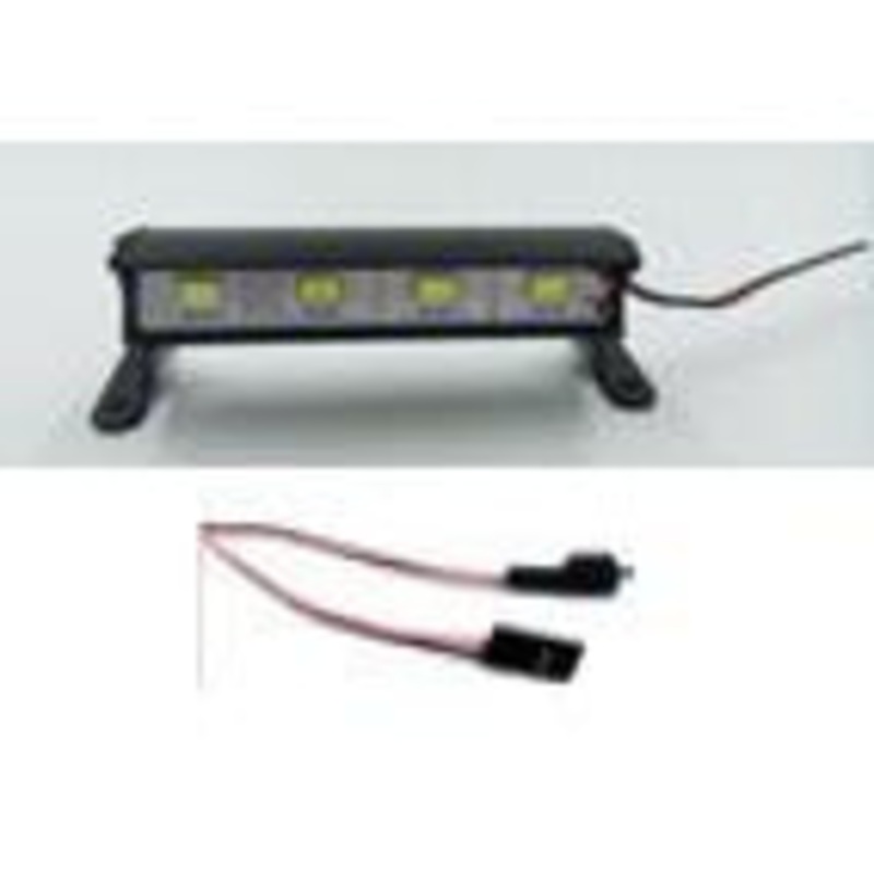 1/10 Aluminum Light Bar – 4 LEDs – Black