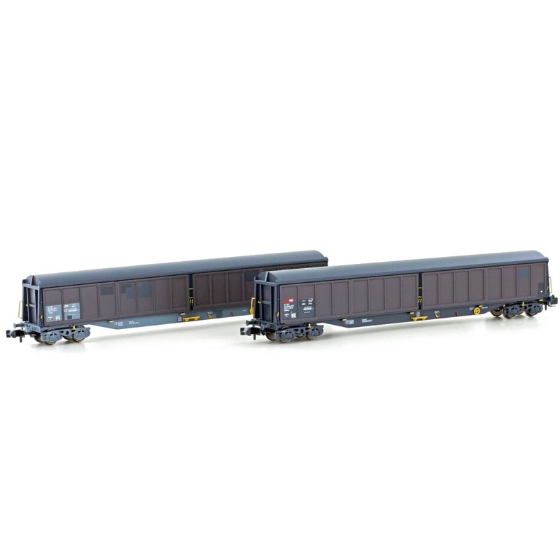 Freight wagon set sliding wall wagon Habils SBB Ep.V-VI aged 2 pieces