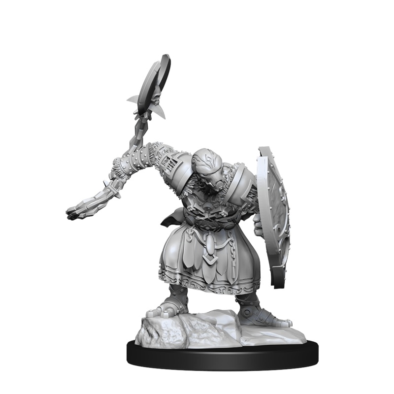 D&D Unpainted Mini – Warforged Barbarian 90235