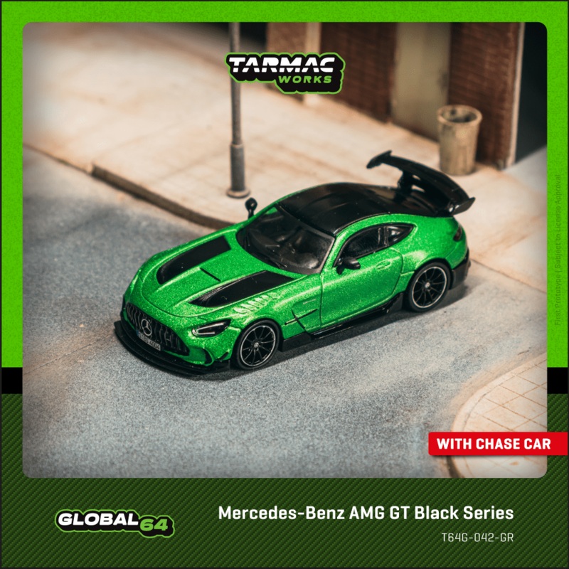 (PRE-ORDER) Tarmac Works 1:64 Mercedes-Benz AMG GT Black Series, Green