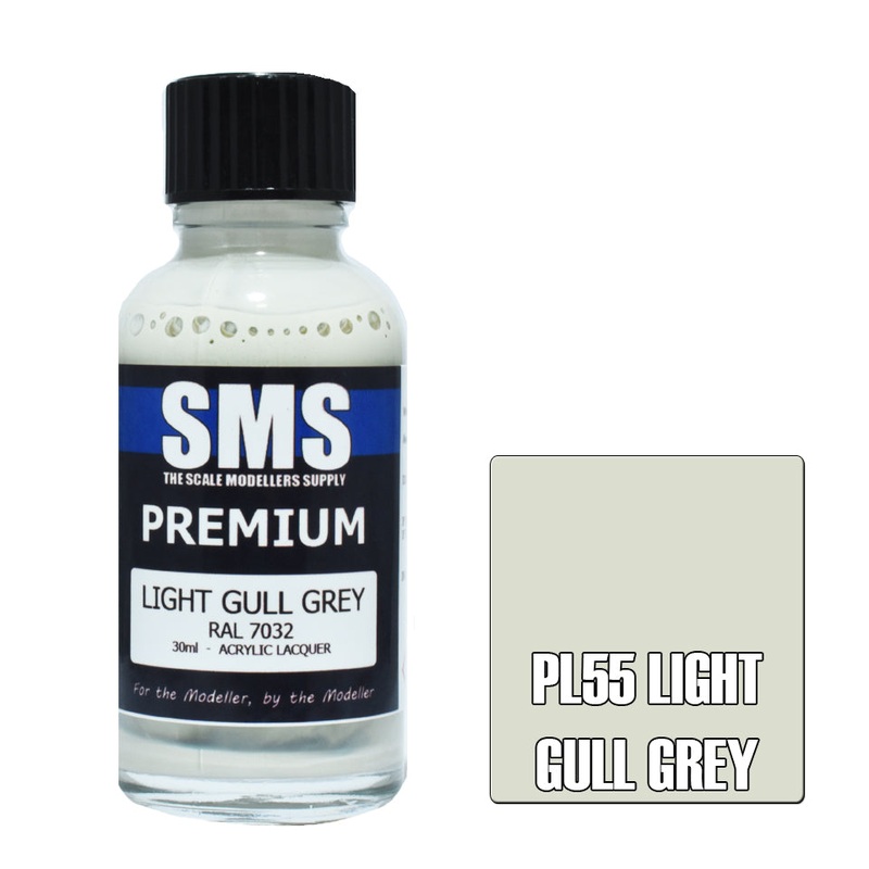 SMS Premium Lacquer – PL55 Light Gull Grey