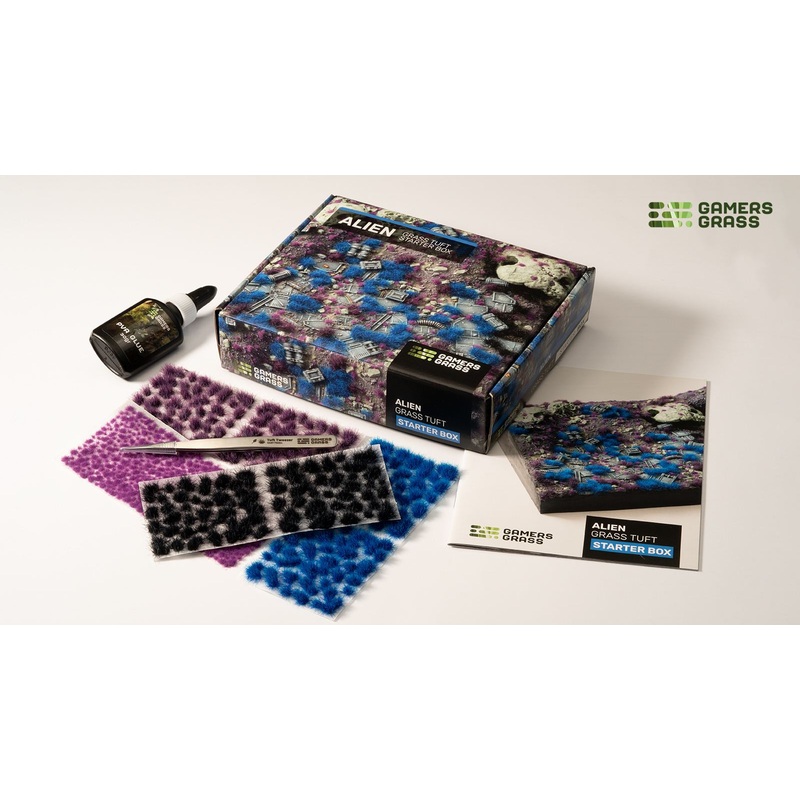 Gamers Grass Tuft Starter Boxes – Alien Grass