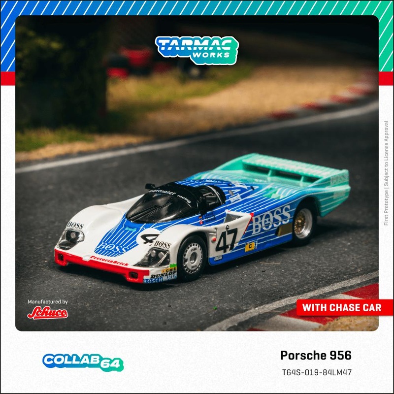 (PRE-ORDER) Tarmac Works 1:64 Porsche 956 Le Mans 1984 #47