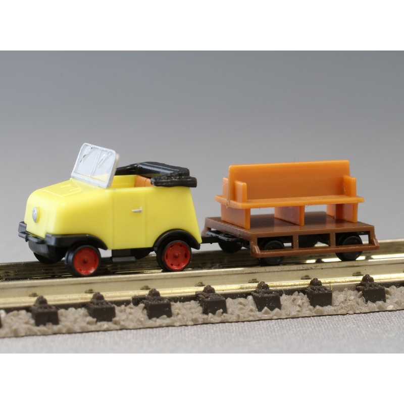 Railtracki yellow with 2 axle trailer kit