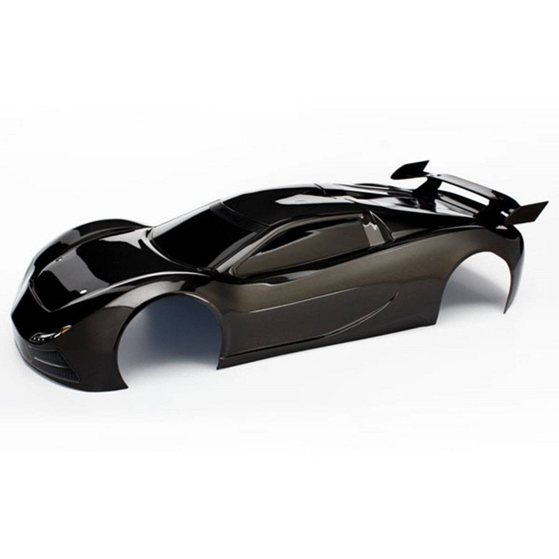 Traxxas Body, XO-1 (painted, decals applied, assembled with wing) – Black TRA6411X