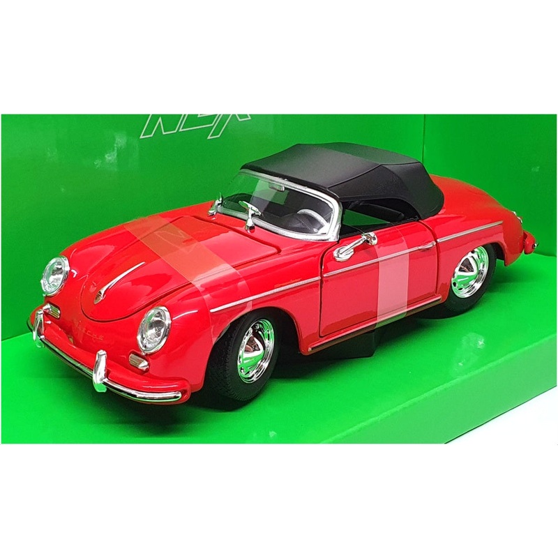 Welly NEX 1/24 Scale Diecast 24106H-W – Porsche 356A Speedster – Red