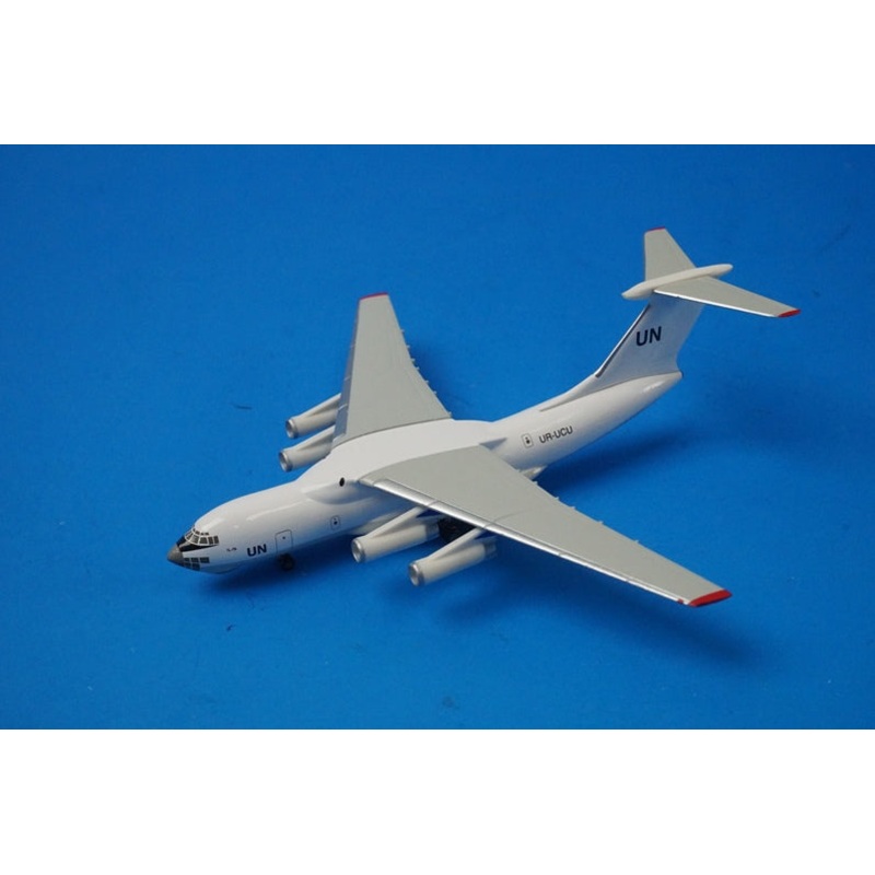 1:500 Ilyushin IL-76 Ukrainian Cargo UN painted UR-UCU 513661 Herpa