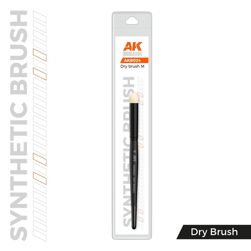 AK Interactive Synthetic Dry Brush M – AK-B024