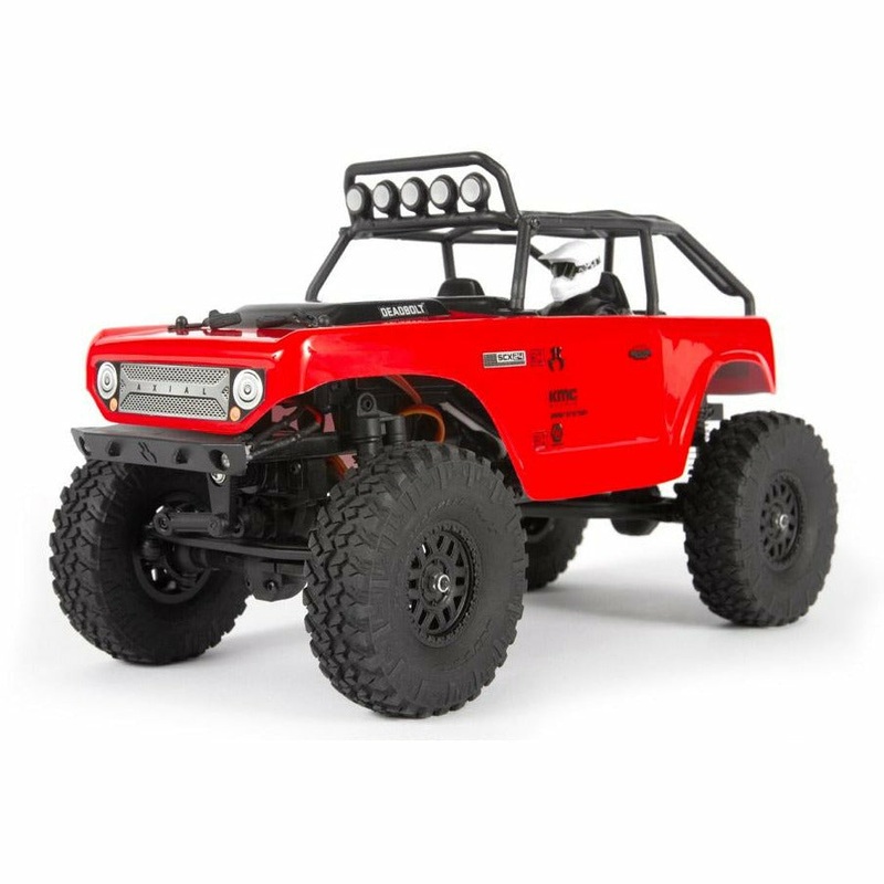 Axial 1/24 4WD Mini Crawler RTR Brushed SCX24 Deadbolt – Red AXI90081T1