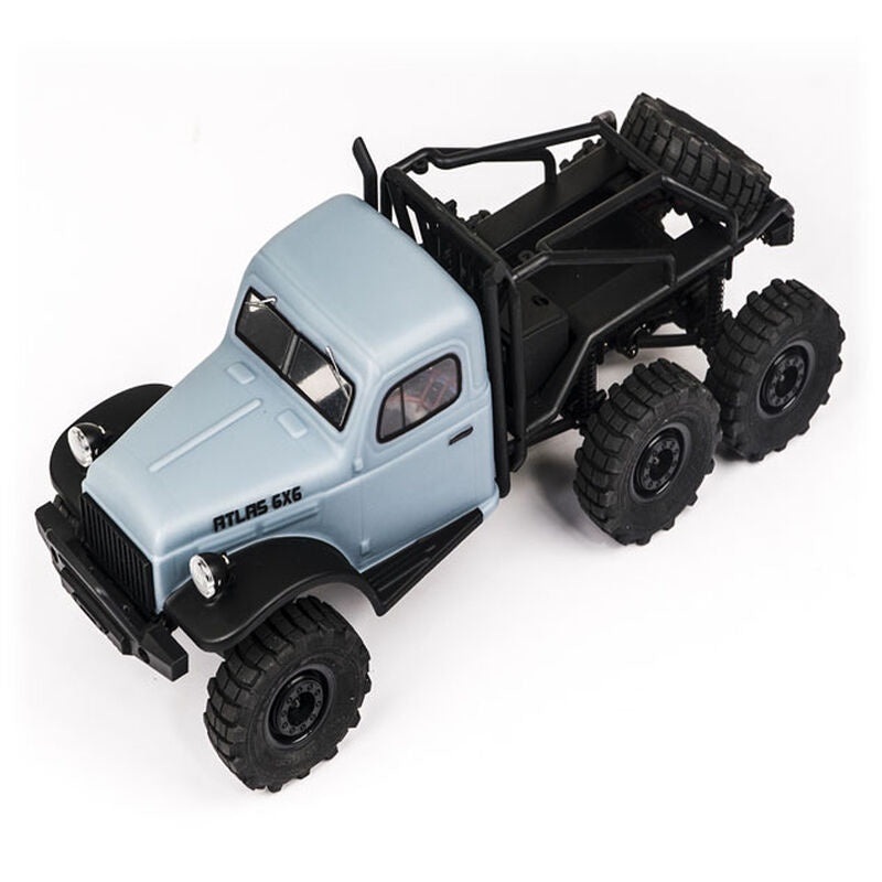 FMS 1/18 6WD Crawler RTR Brushed Atlas – Blue FMMROC002T2