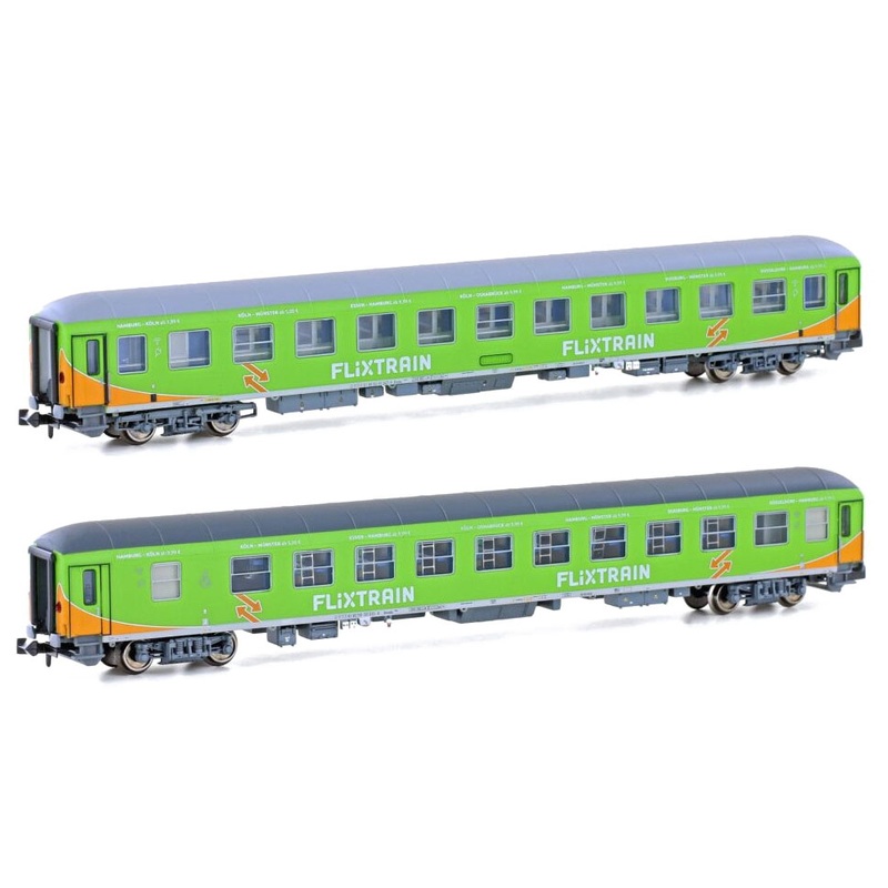 Passenger carriage set couchette car Bvcmz+Bvcmbz Flixtrain Ep.VI 2-piece