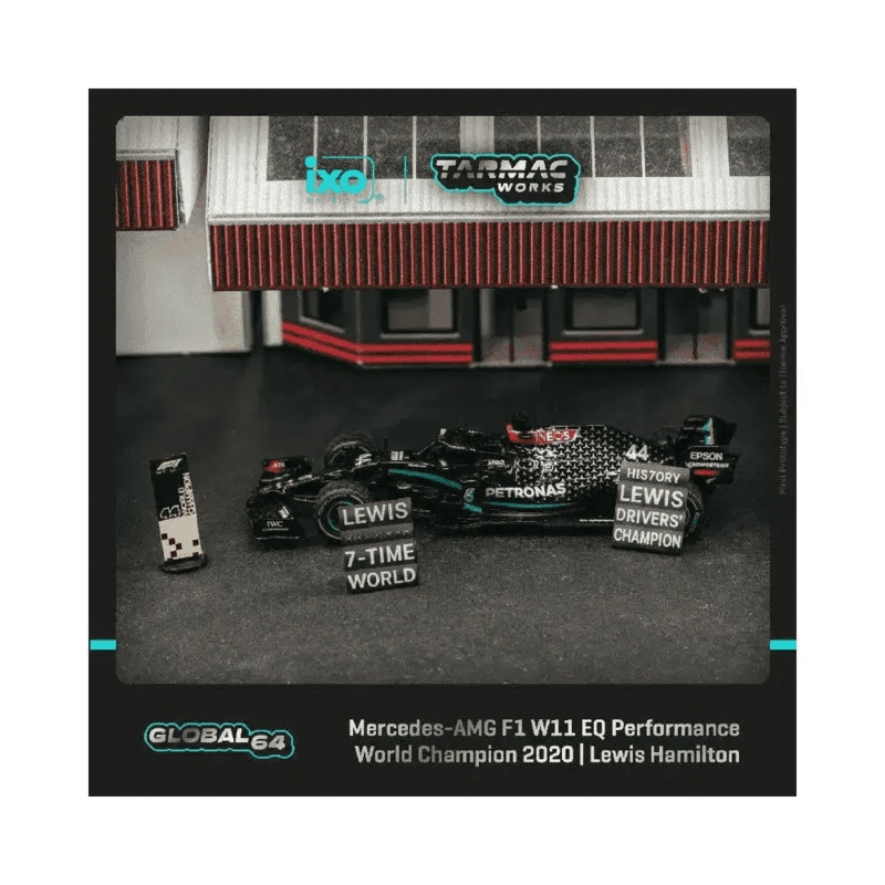 Tarmac Works 1:64 Mercedes-AMG F1 W11 EQ Performance Turkish Grand Prix 2020 Winner World Champion 2020 #44 Lewis Hamilton