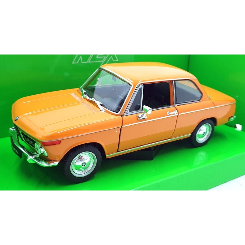 Welly 1/24 Scale Diecast 24053W – BMW 2002ti – Orange