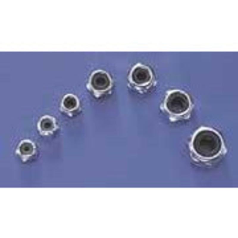 Du-Bro Stainless Steel Nylon Insert Lock Nuts – 4-40 (QTY: 4) DUB3112